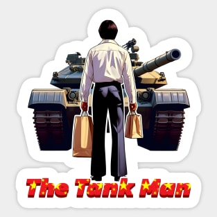 Tank Man Sticker